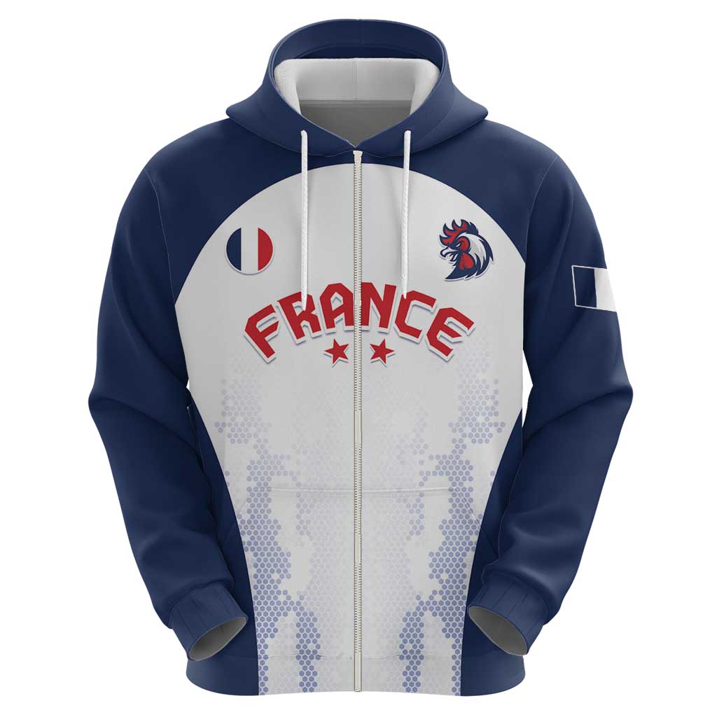 Custom France 2024 Football Hoodie Go Champions Les Bleus LT05