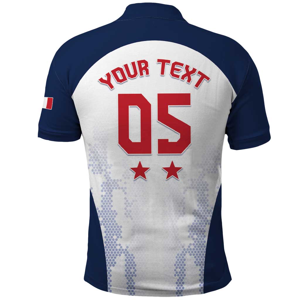 Custom France 2024 Football Polo Shirt Go Champions Les Bleus LT05