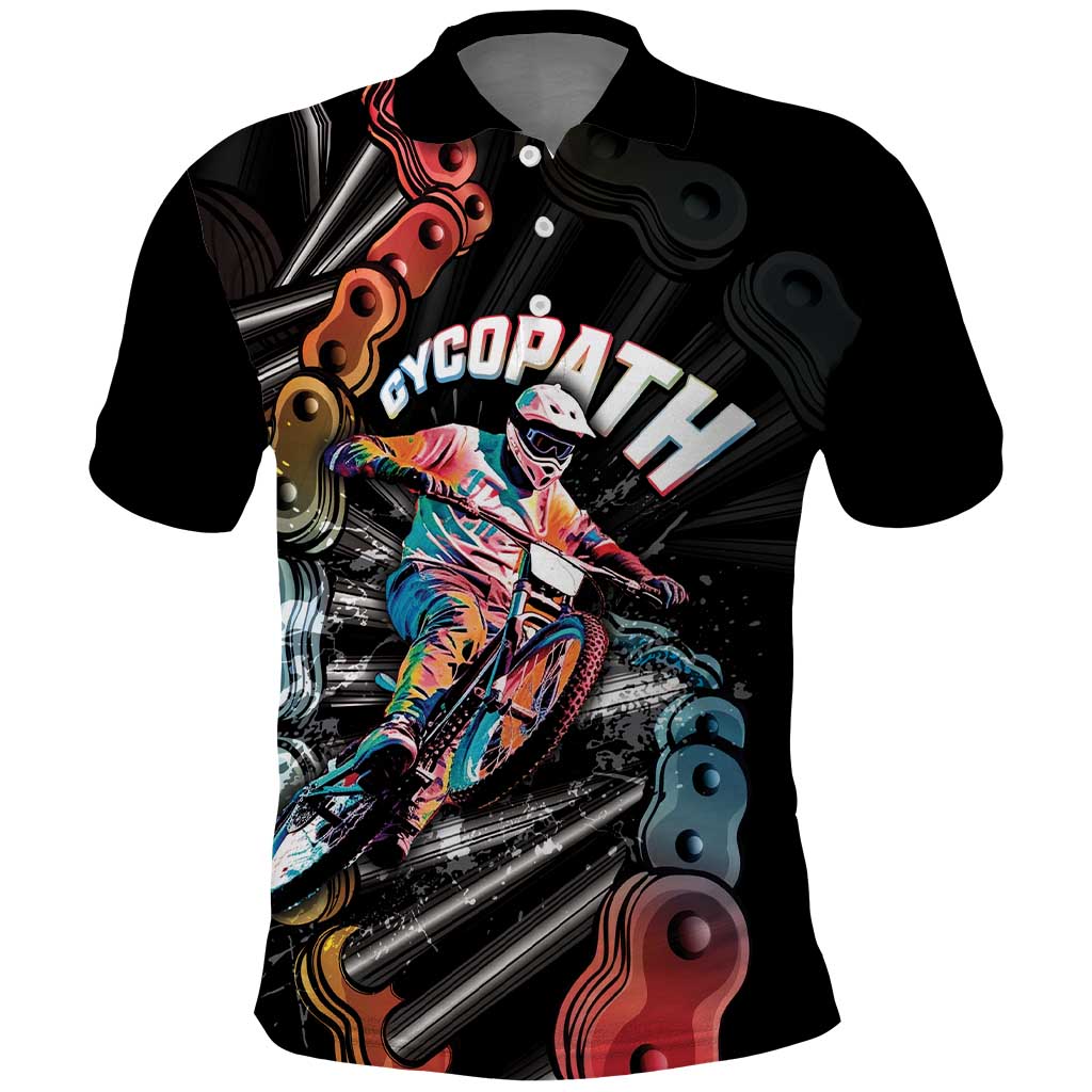 Cycopath Funny Cycling Polo Shirt Cycling lovers LT05