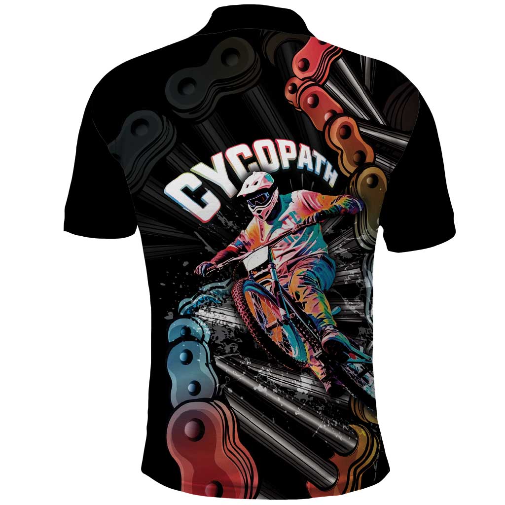 Cycopath Funny Cycling Polo Shirt Cycling lovers LT05