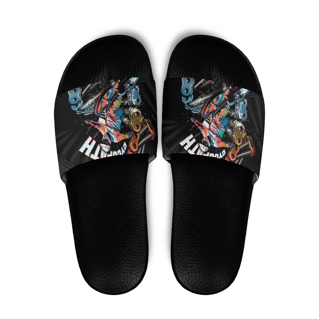 Cycopath Funny Cycling Slide Sandals Cycling lovers LT05