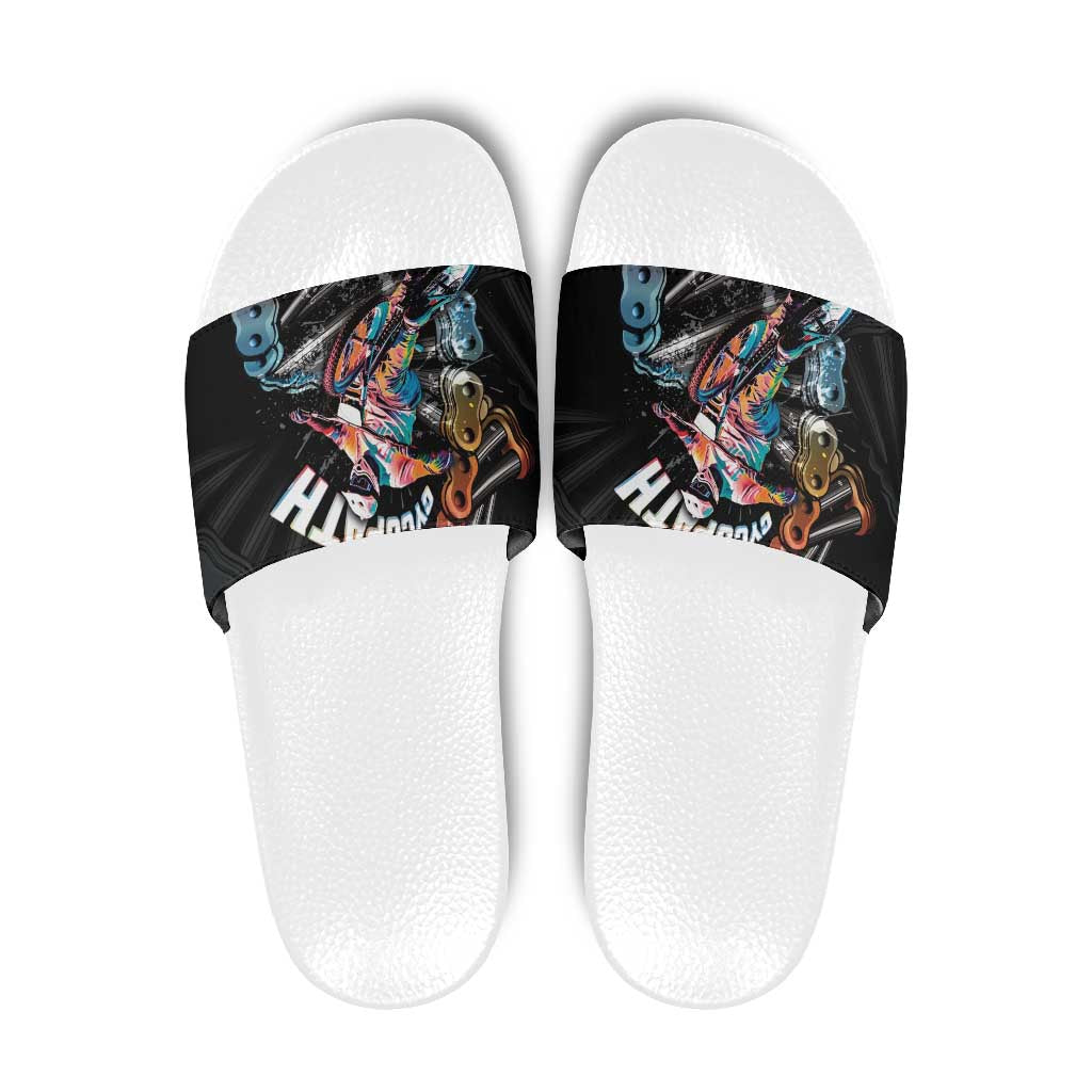 Cycopath Funny Cycling Slide Sandals Cycling lovers LT05