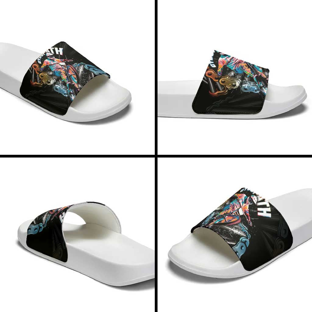 Cycopath Funny Cycling Slide Sandals Cycling lovers LT05
