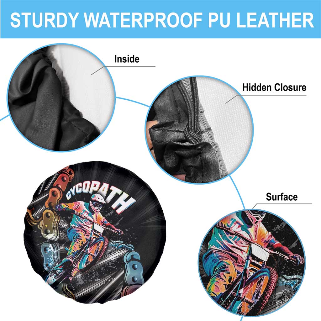 Cycopath Funny Cycling Spare Tire Cover Cycling lovers LT05