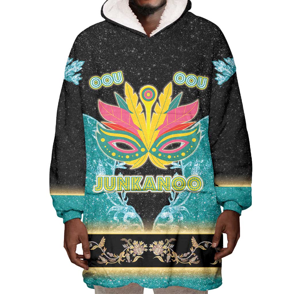Afro Bahamians Junkanoo Wearable Blanket Hoodie Junkanoo Is Life LT05