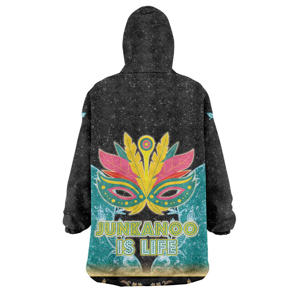 Afro Bahamians Junkanoo Wearable Blanket Hoodie Junkanoo Is Life LT05