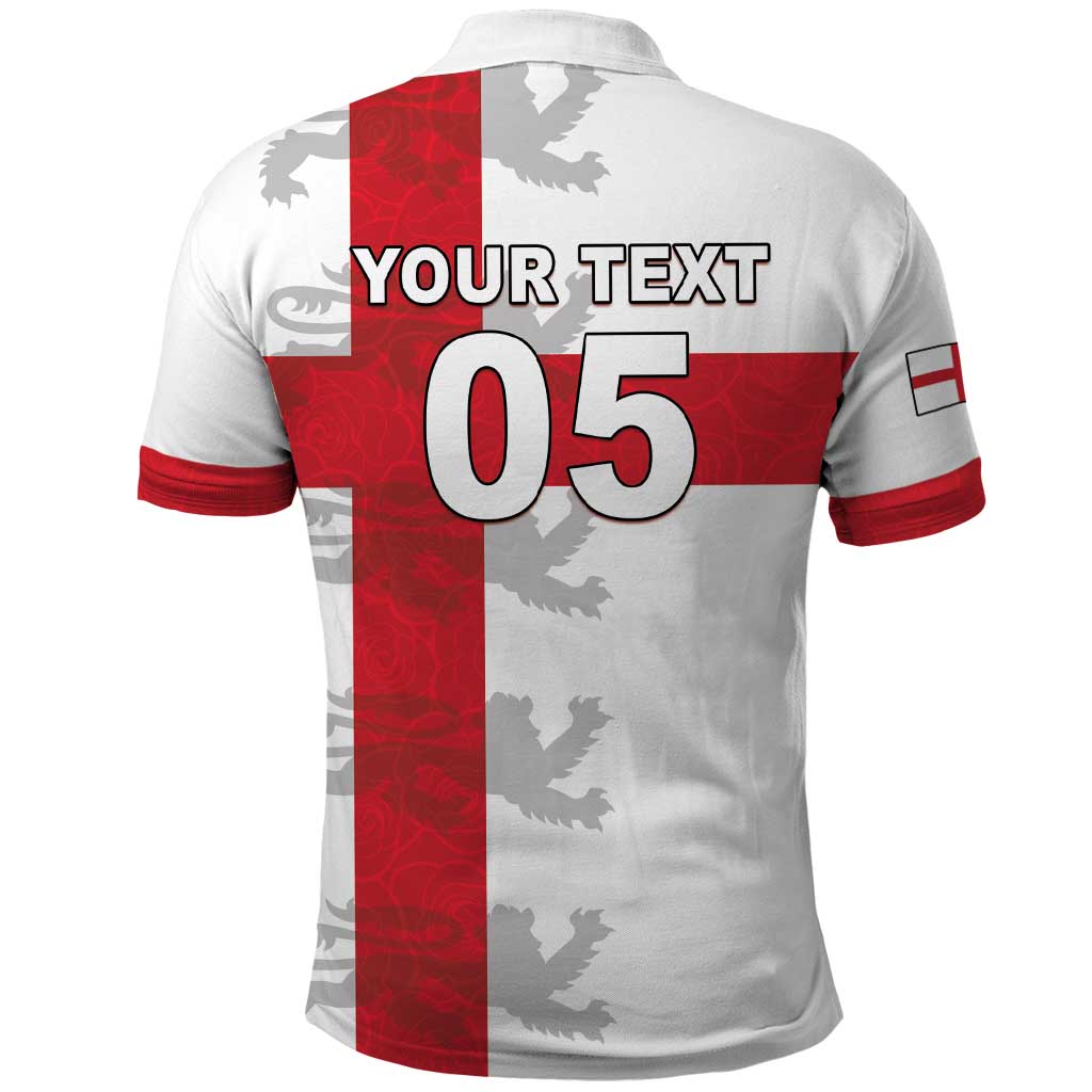 Custom England Rugby Polo Shirt Vintage Style LT05