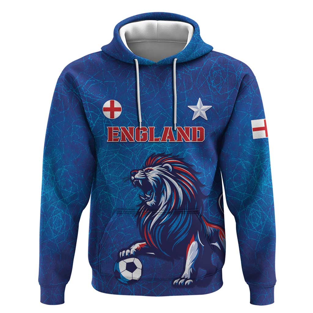 Custom England 2024 Football Hoodie Go Champions Lionesses LT05