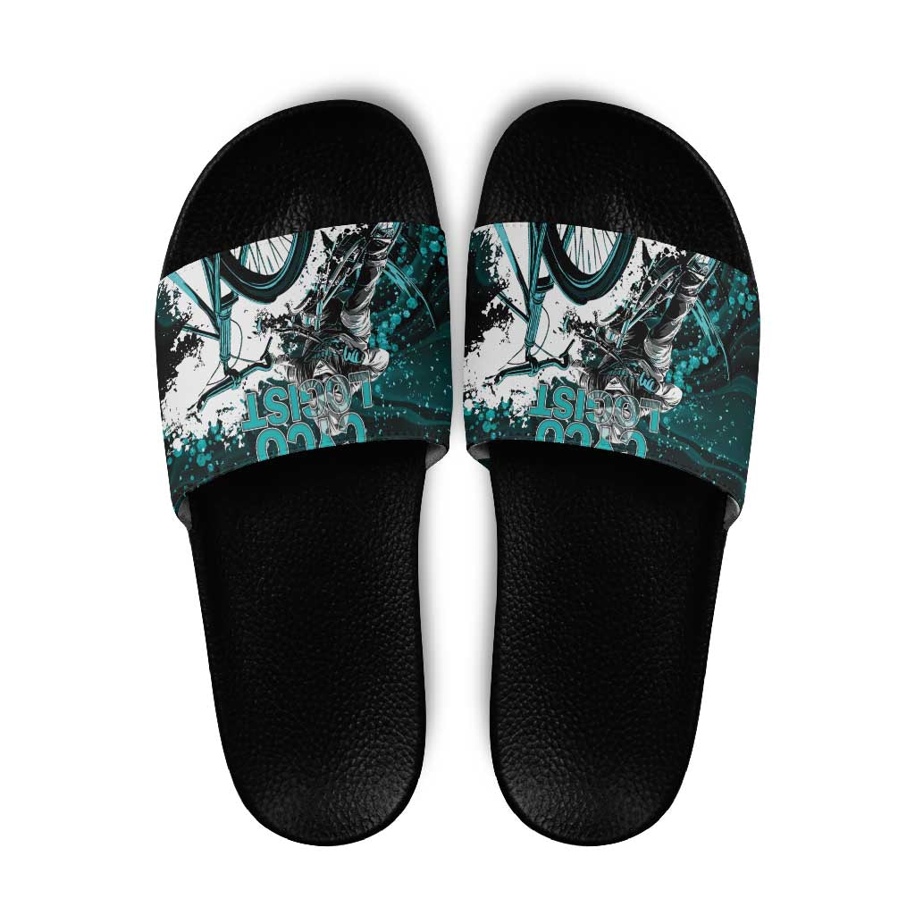 Cycologist Cycling Slide Sandals Grunge Style LT05