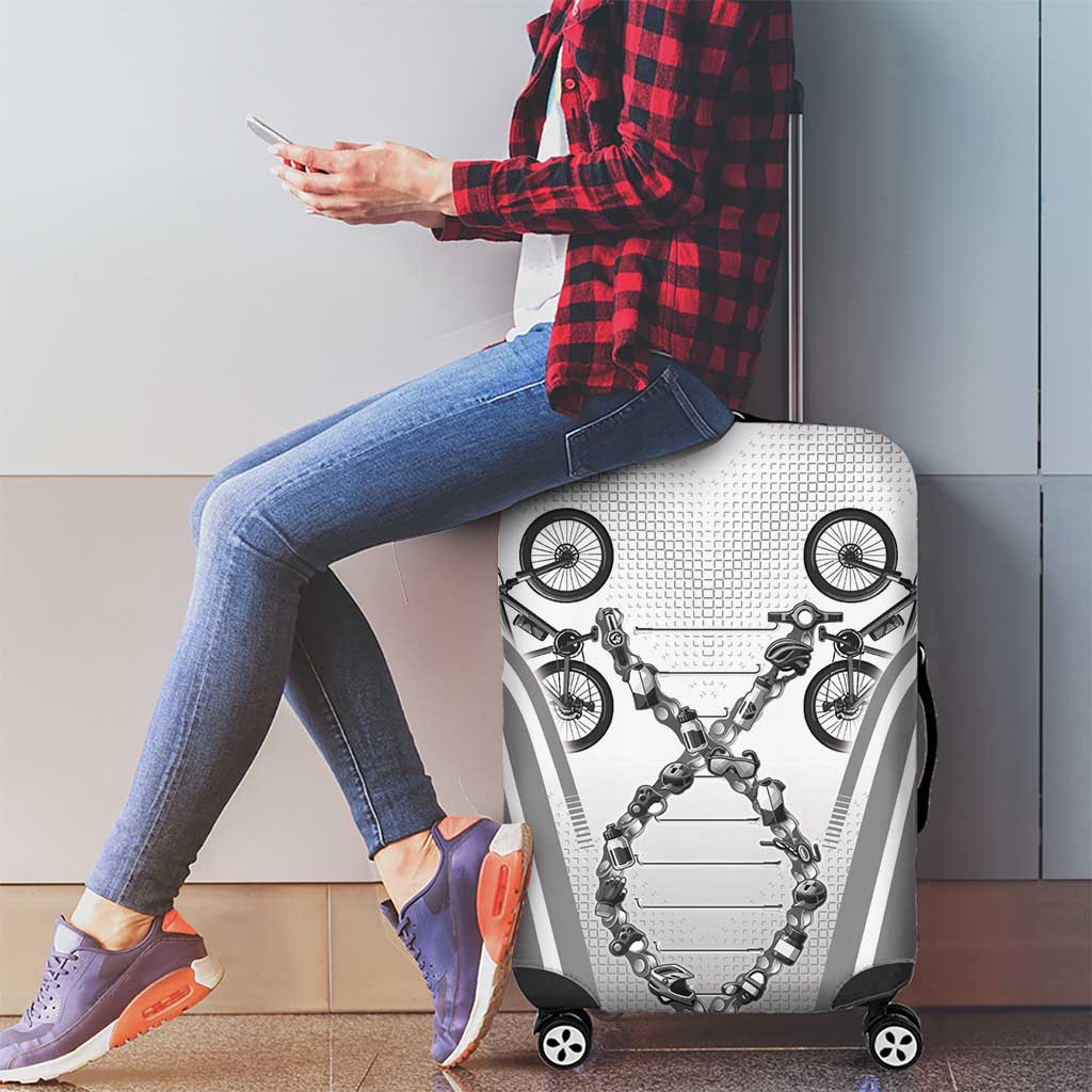 Personalized Cycling Luggage Cover Its In My DNA LT05