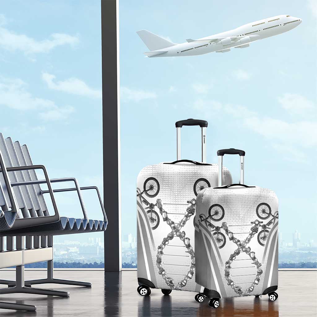 Personalized Cycling Luggage Cover Its In My DNA LT05