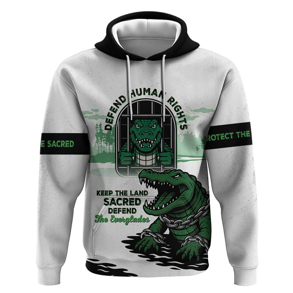 Alligator Alcatraz Defend Human Rights Hoodie Defend The Everglades LT05
