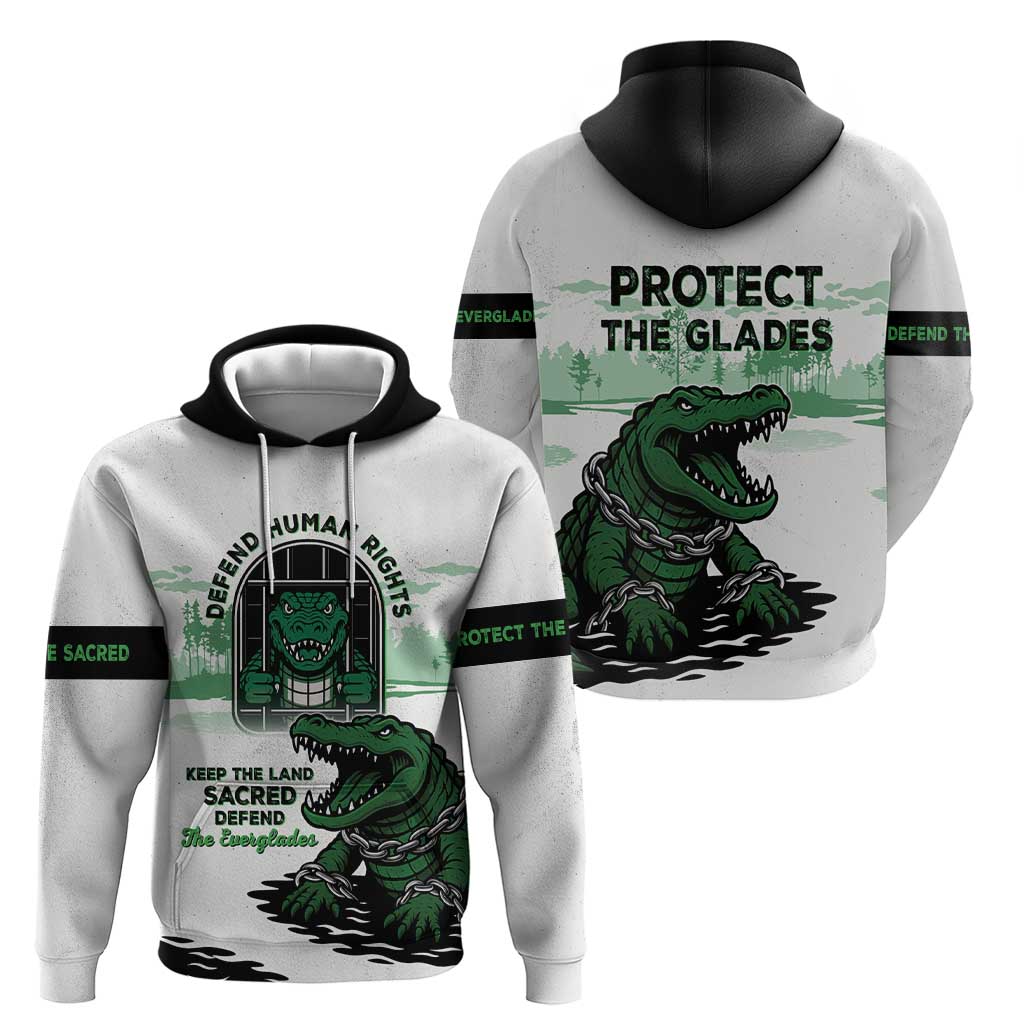 Alligator Alcatraz Defend Human Rights Hoodie Defend The Everglades LT05