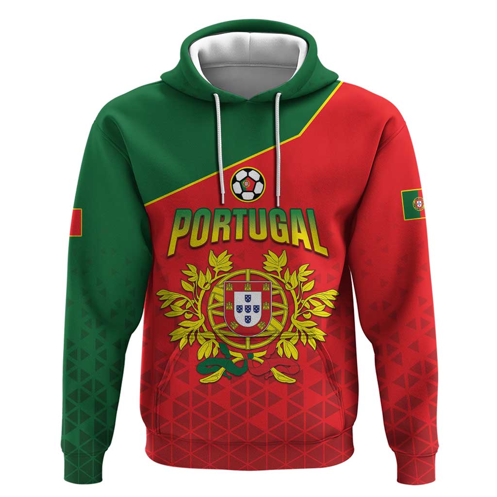 Custom Portugal 2024 Football Hoodie Go Champions A Selecao das Quinas LT05