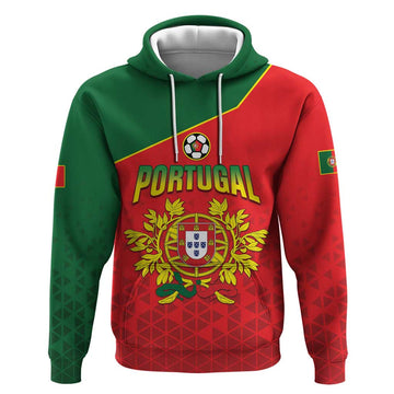 Custom Portugal 2024 Football Hoodie Go Champions A Selecao das Quinas LT05