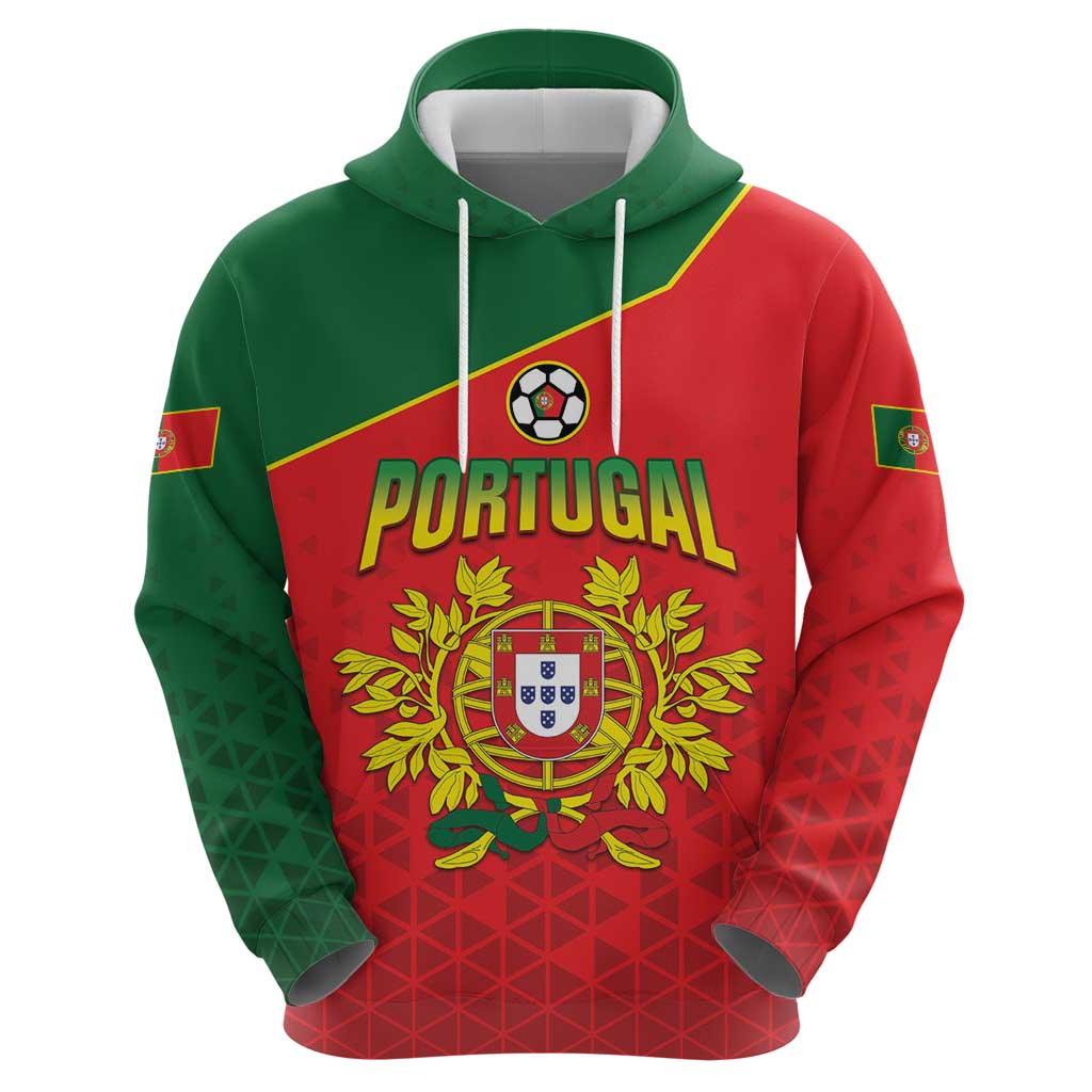 Custom Portugal 2024 Football Hoodie Go Champions A Selecao das Quinas LT05