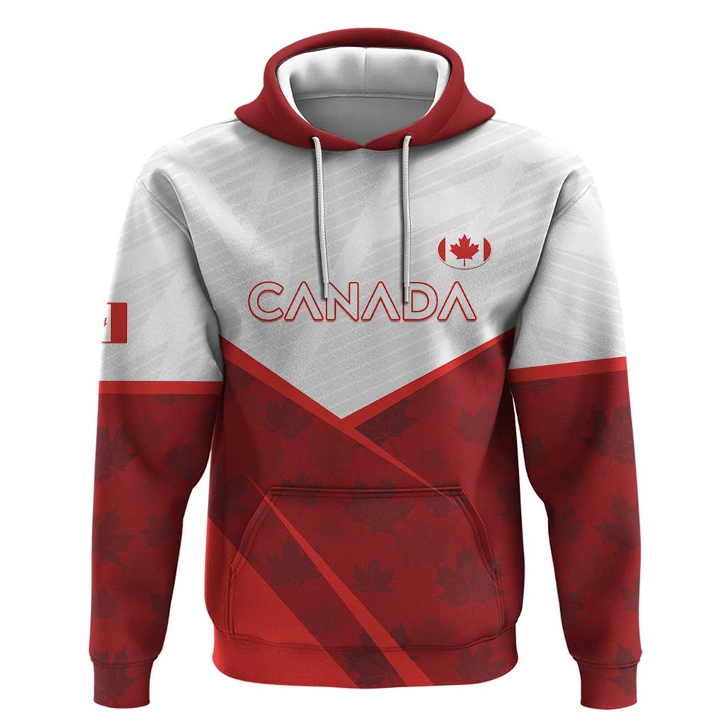 Custom Canada Rugby 2024 Hoodie Go Canada Simple Style LT05