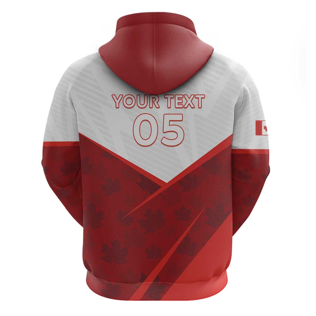 Custom Canada Rugby 2024 Hoodie Go Canada Simple Style LT05
