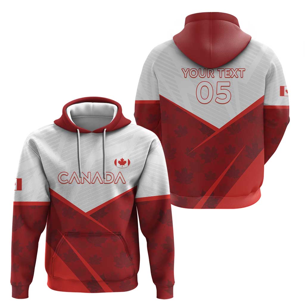 Custom Canada Rugby 2024 Hoodie Go Canada Simple Style LT05
