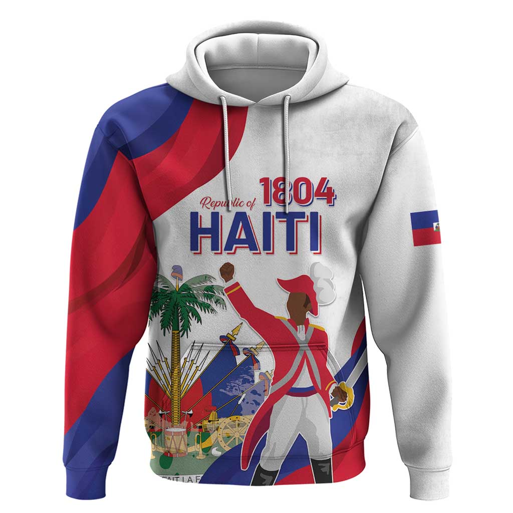 Personalised Haiti 221st Anniversary Independence Day Hoodie LT05