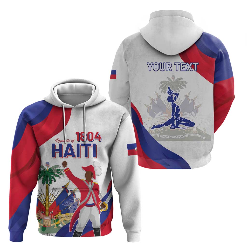 Personalised Haiti 221st Anniversary Independence Day Hoodie LT05