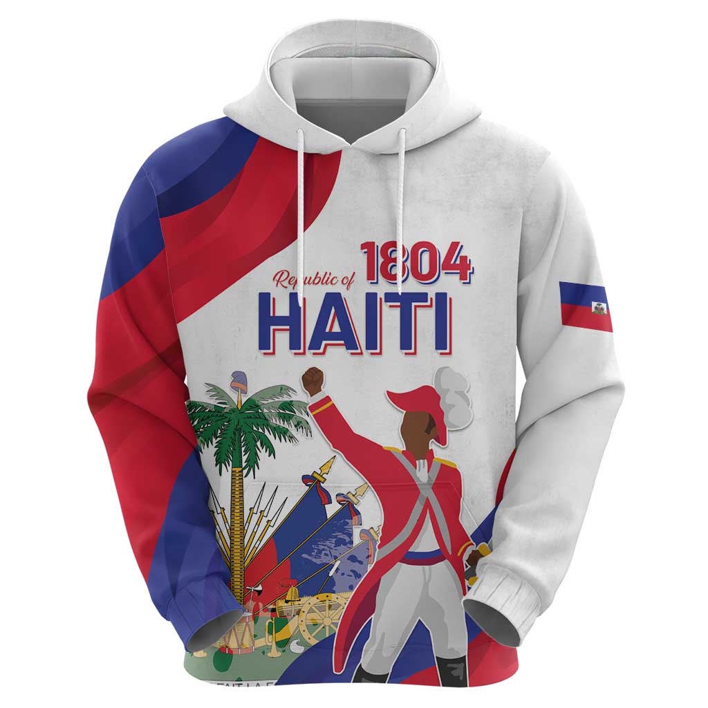 Personalised Haiti 221st Anniversary Independence Day Hoodie LT05