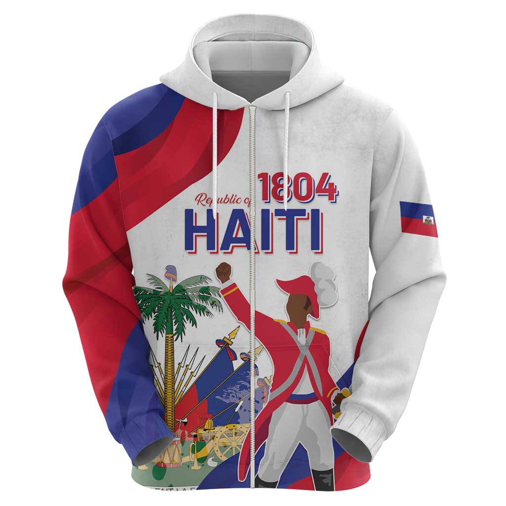 Personalised Haiti 221st Anniversary Independence Day Hoodie LT05