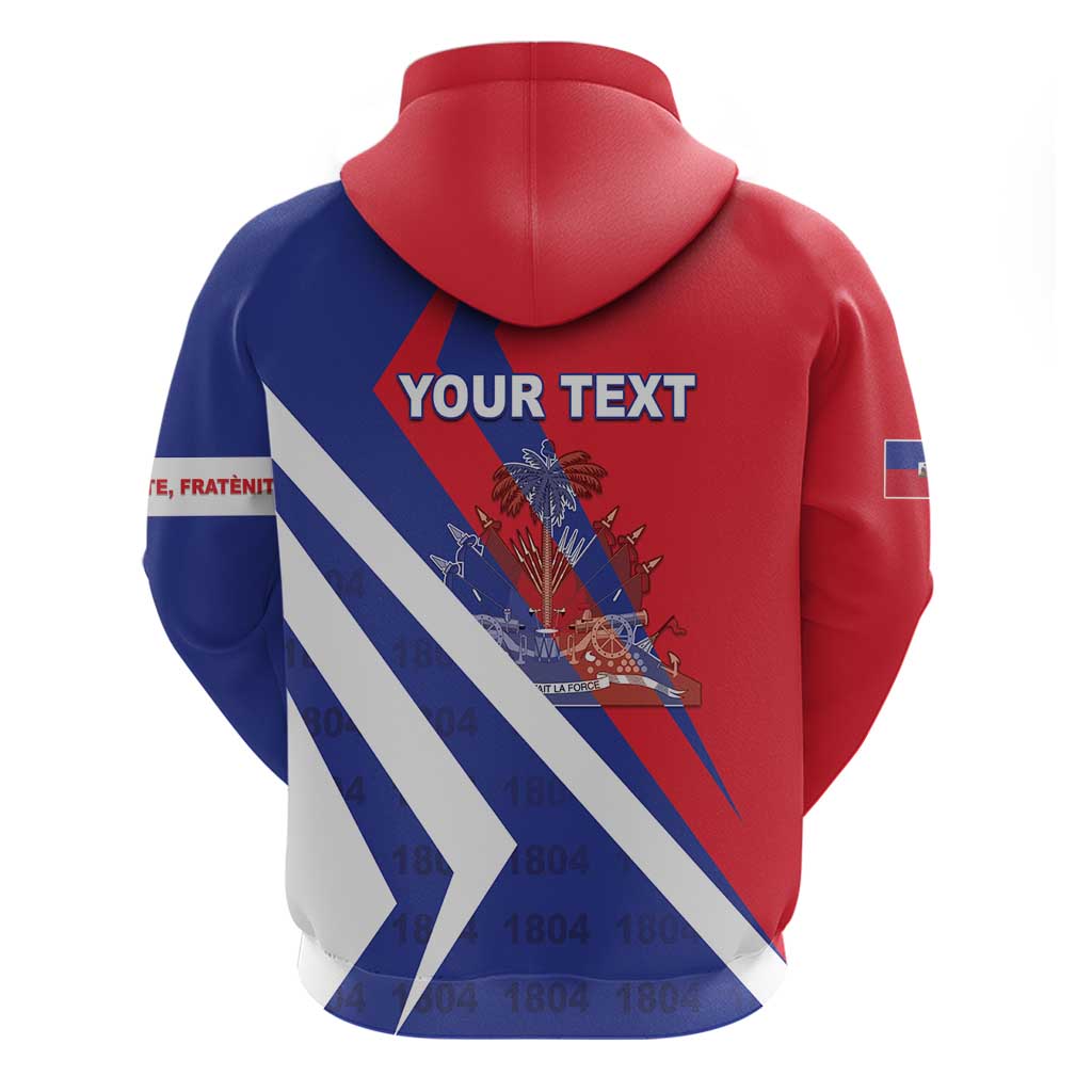 Personalised Haiti 1804 Hoodie Coat Of Arms Simple Style LT05