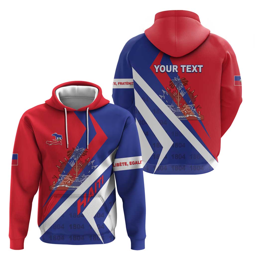 Personalised Haiti 1804 Hoodie Coat Of Arms Simple Style LT05