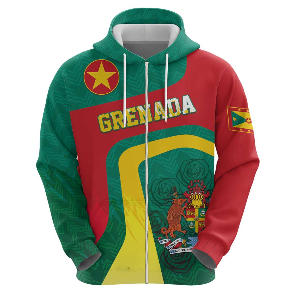Personalised Grenada Hoodie Coat Of Arms Unique Style LT05
