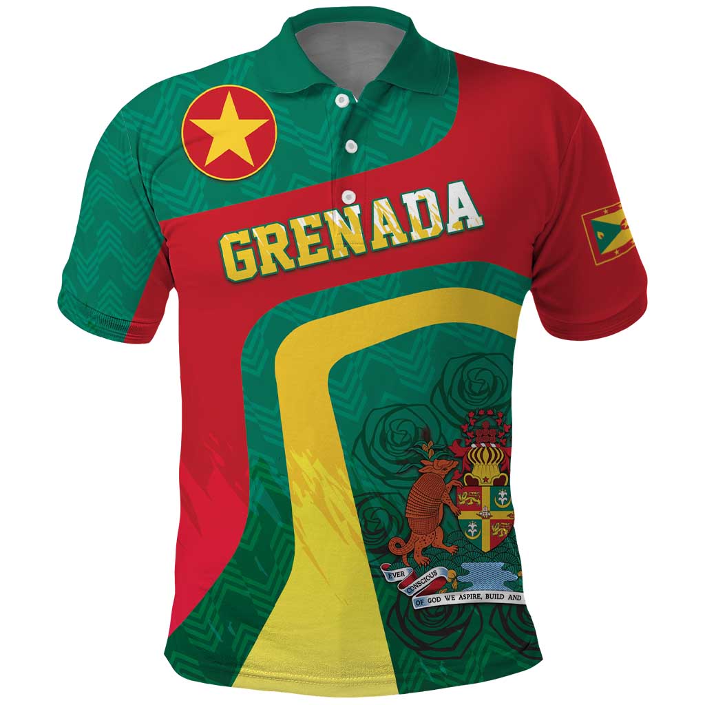 Personalised Grenada Polo Shirt Coat Of Arms Unique Style LT05