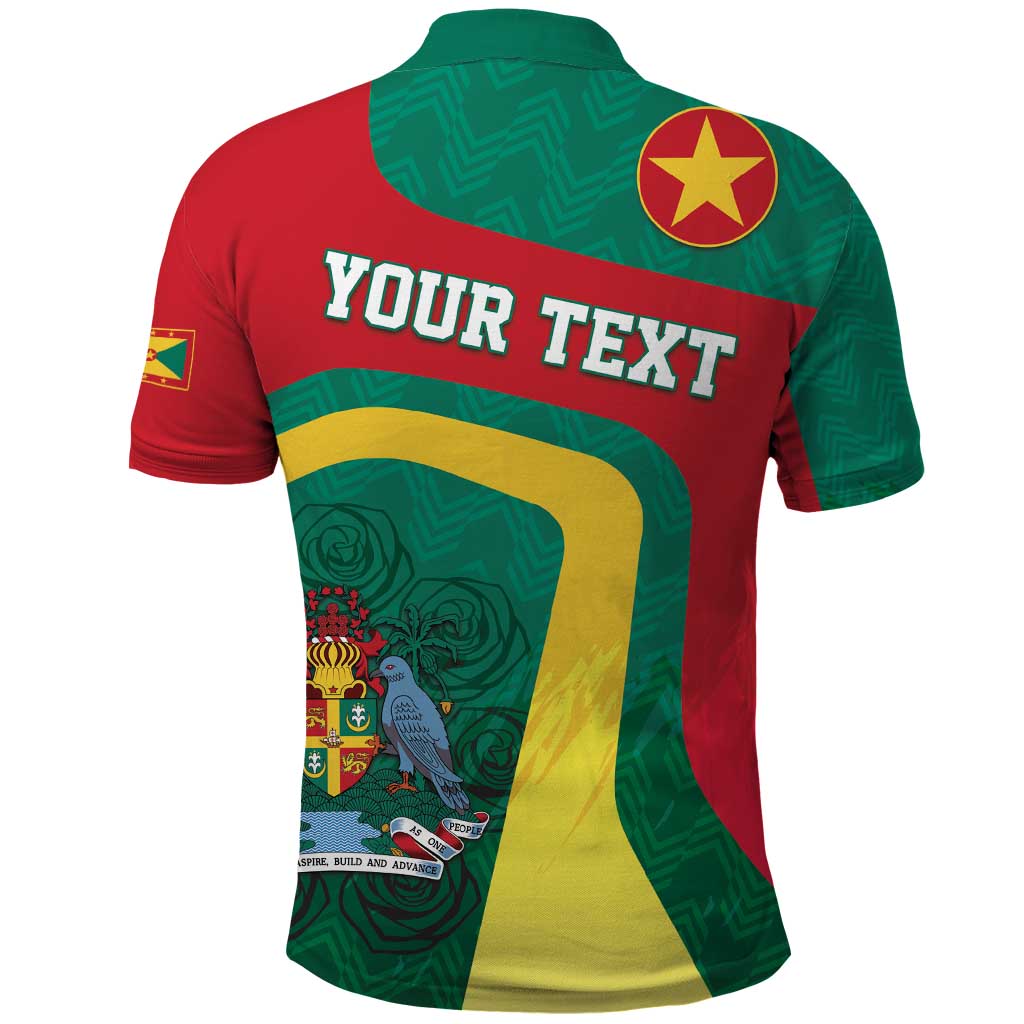 Personalised Grenada Polo Shirt Coat Of Arms Unique Style LT05