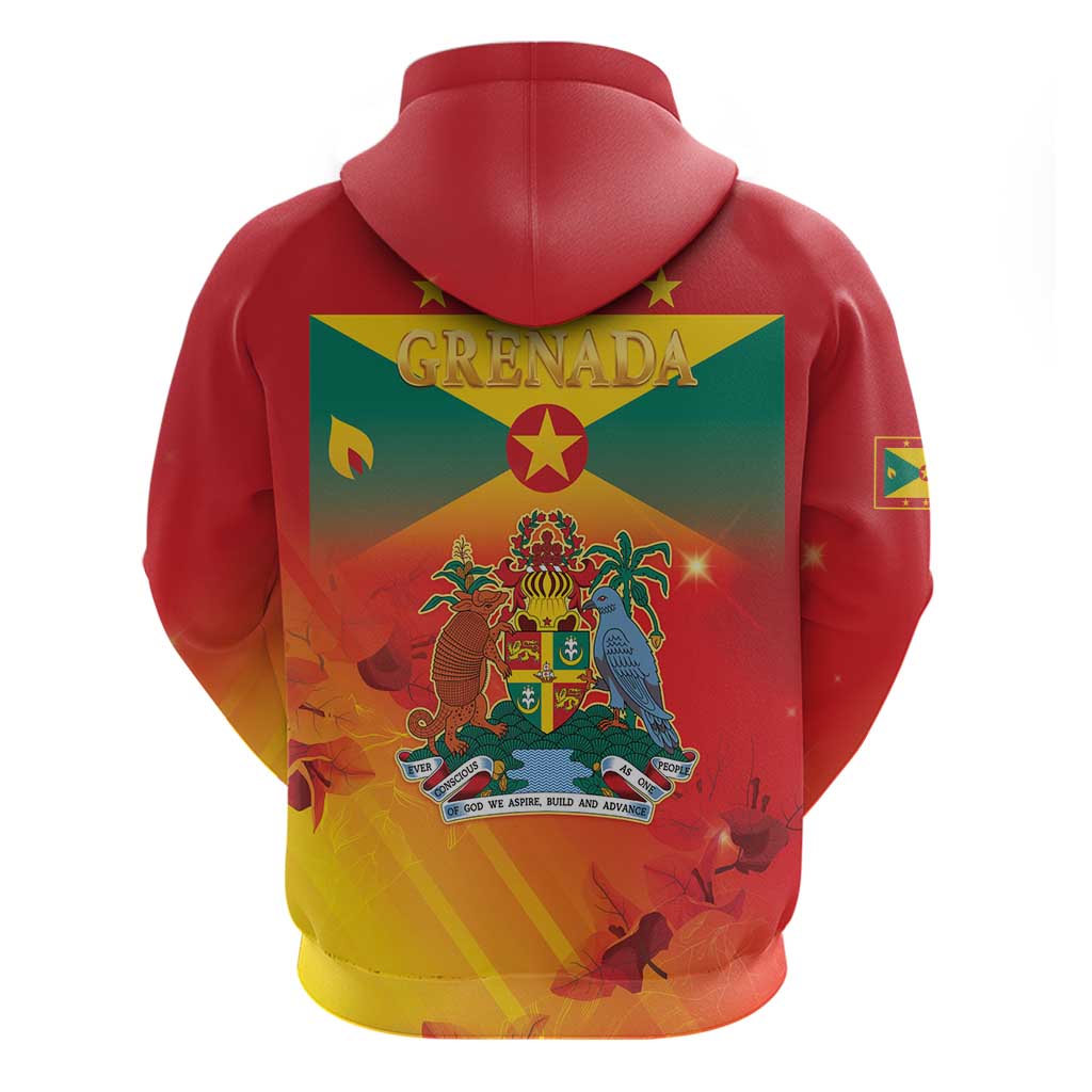 Happy 51st Independence Day Grenada Hoodie One People One Journey One Future LT05