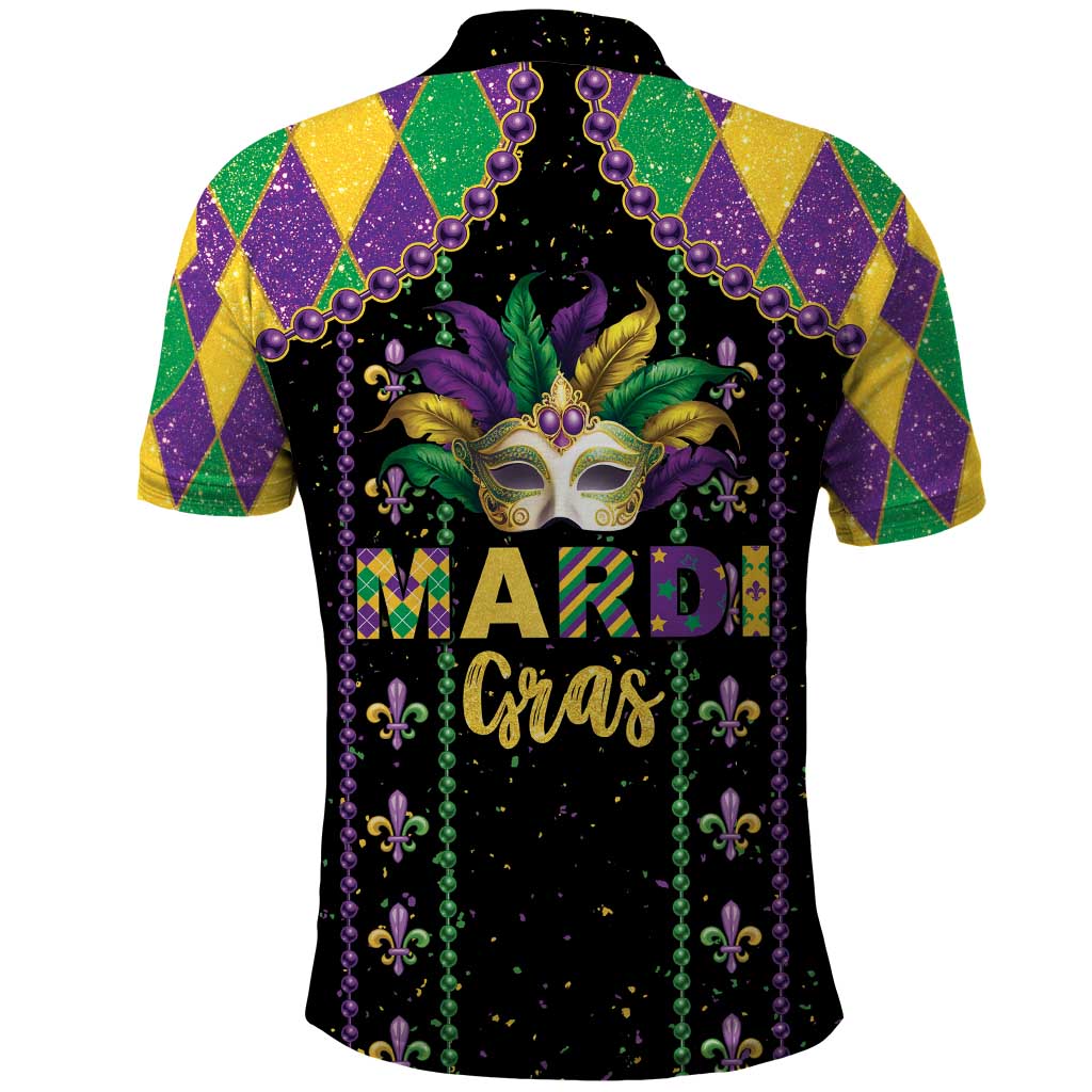 Funny Mardi Gras Polo Shirt Let The Shenanigans Begin LT05