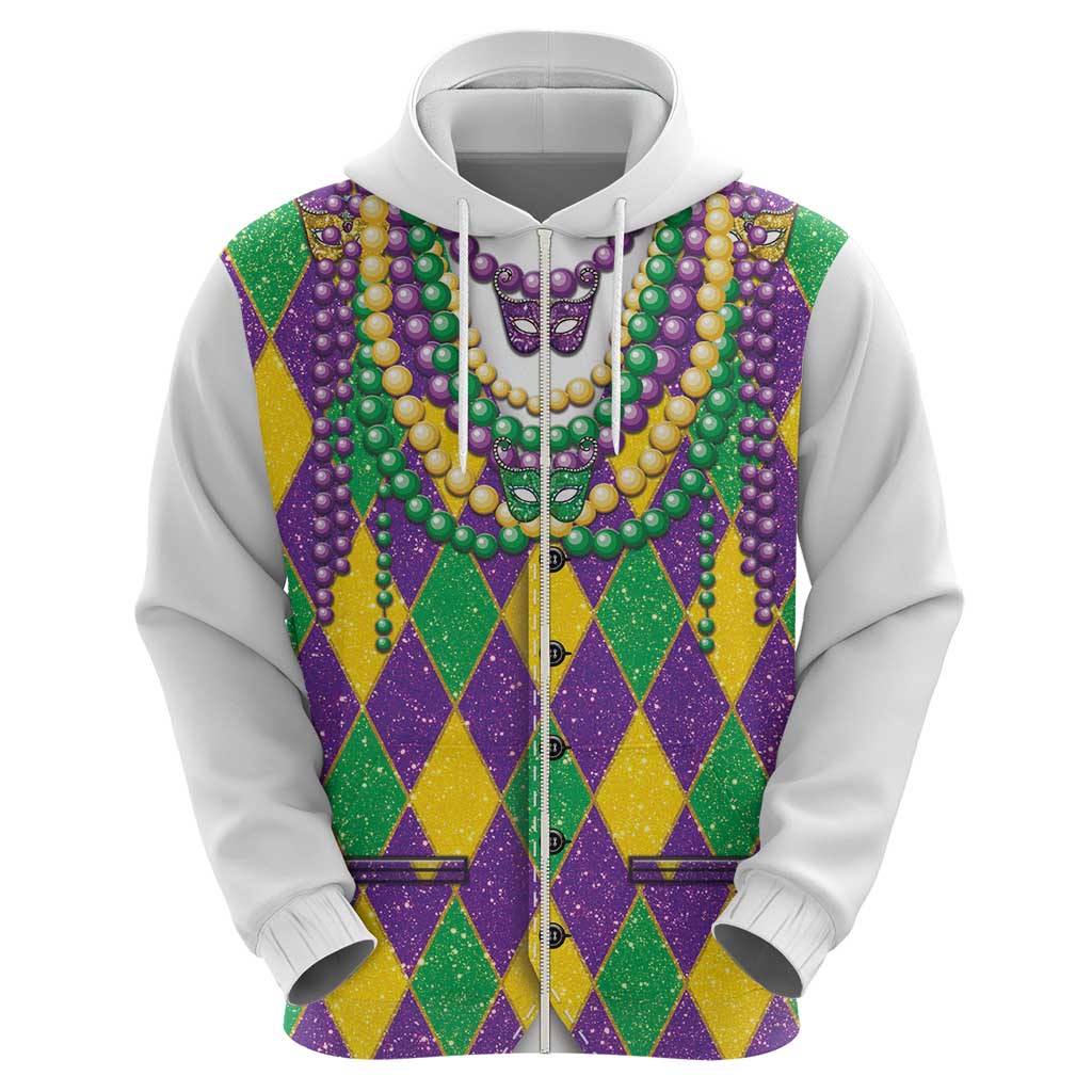 Mardi Gras Hoodie Cosplay Costume Glitter Style LT05