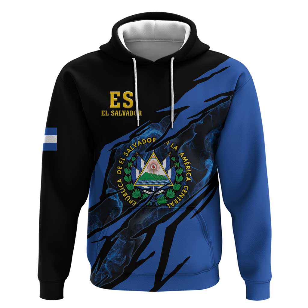 Personalised El Salvador Hoodie Coat Of Arms Special Style LT05