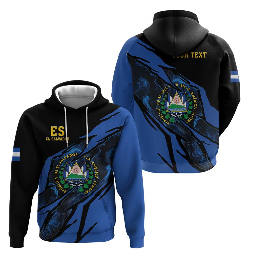 Personalised El Salvador Hoodie Coat Of Arms Special Style LT05