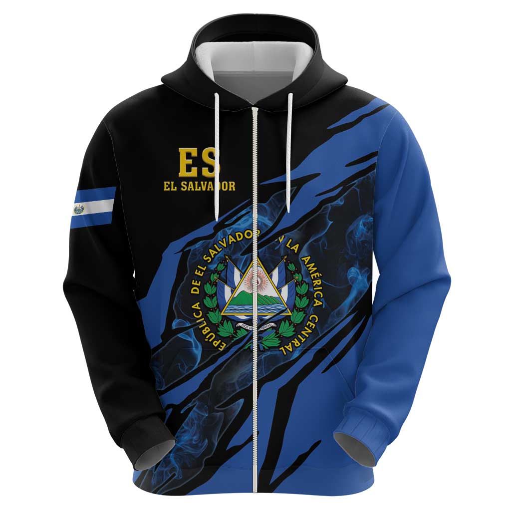 Personalised El Salvador Hoodie Coat Of Arms Special Style LT05