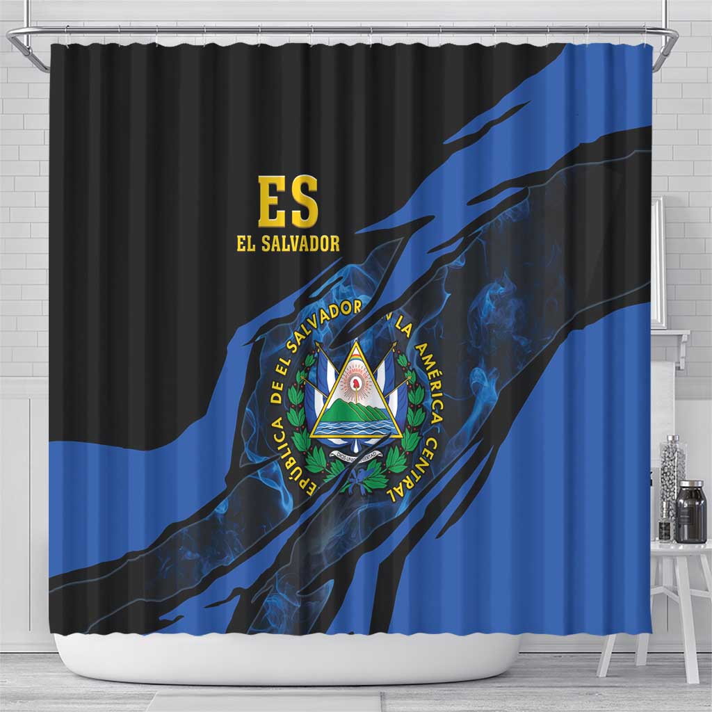 El Salvador Shower Curtain Coat Of Arms Special Style LT05