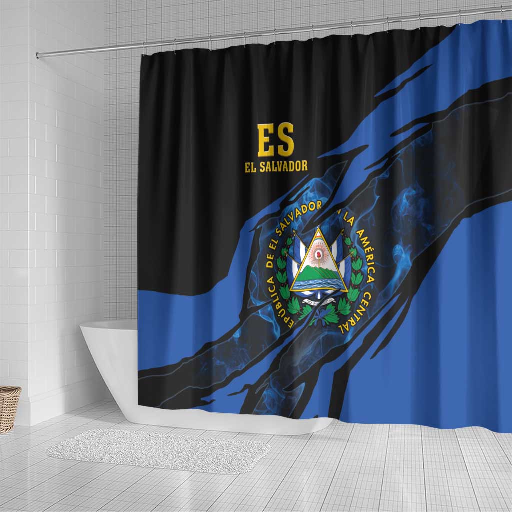 El Salvador Shower Curtain Coat Of Arms Special Style LT05