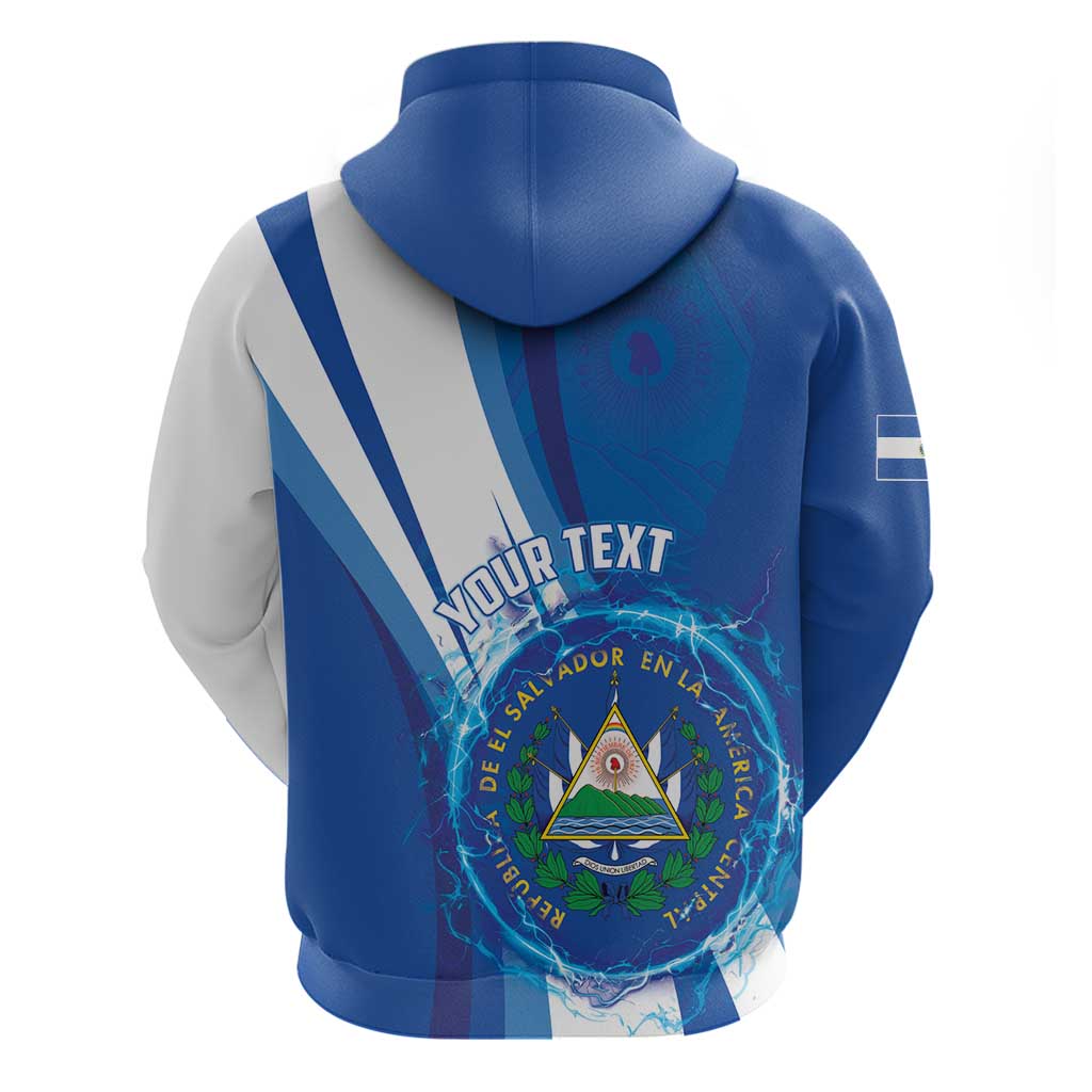 Personalised El Salvador Hoodie Torogoz Bird Salvadoran Pride LT05