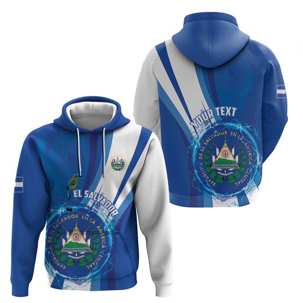 Personalised El Salvador Hoodie Torogoz Bird Salvadoran Pride LT05
