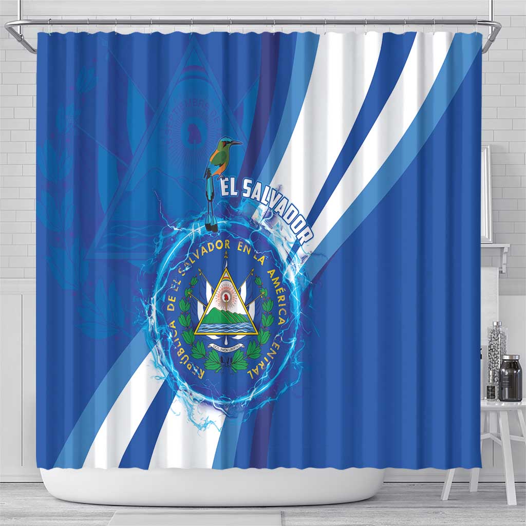 El Salvador Shower Curtain Torogoz Bird Salvadoran Pride LT05