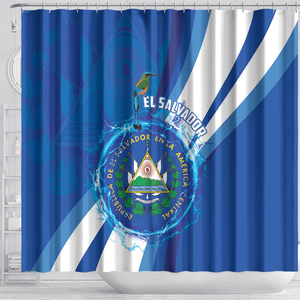 El Salvador Shower Curtain Torogoz Bird Salvadoran Pride LT05