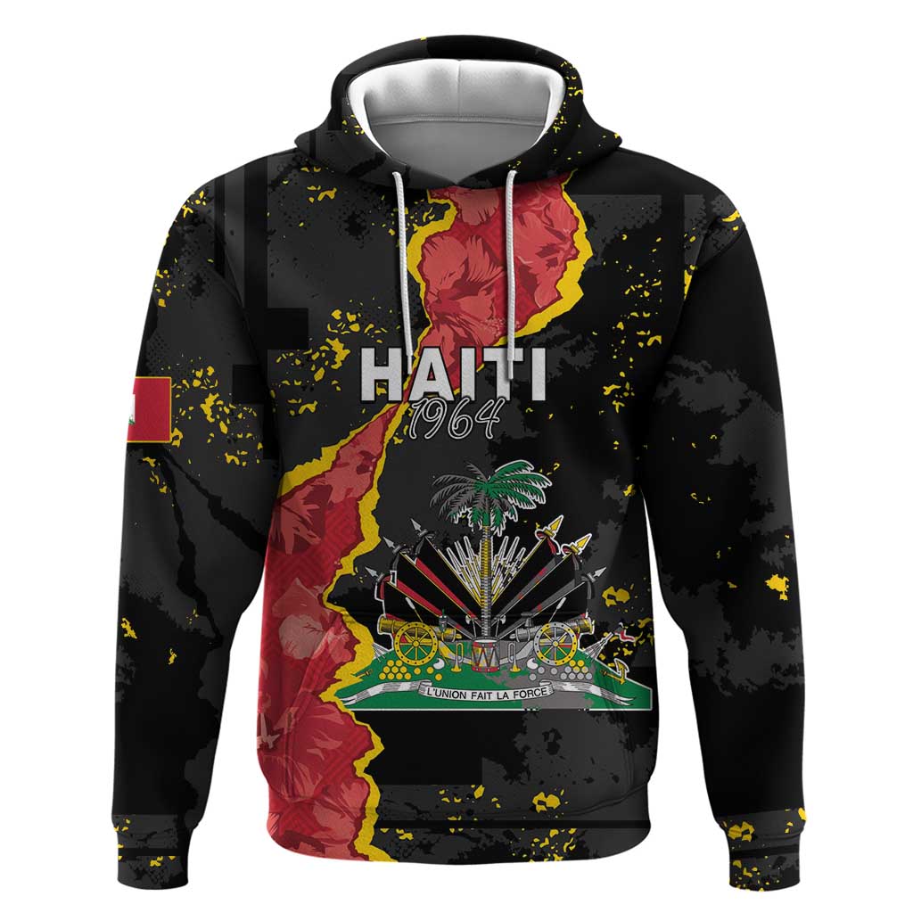 Personalised Haiti 1964 Hoodie Coat Of Arms Unique Style LT05