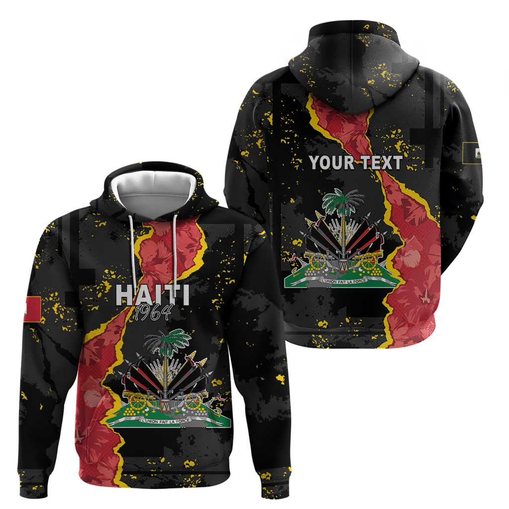 Personalised Haiti 1964 Hoodie Coat Of Arms Unique Style LT05