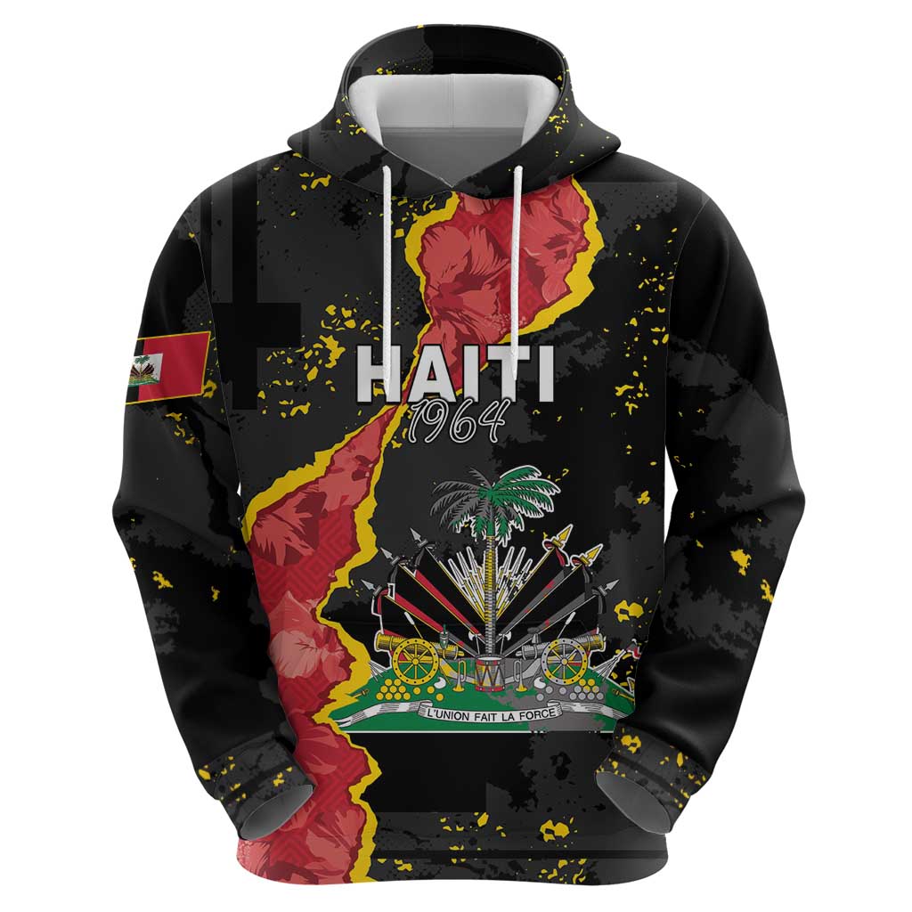 Personalised Haiti 1964 Hoodie Coat Of Arms Unique Style LT05