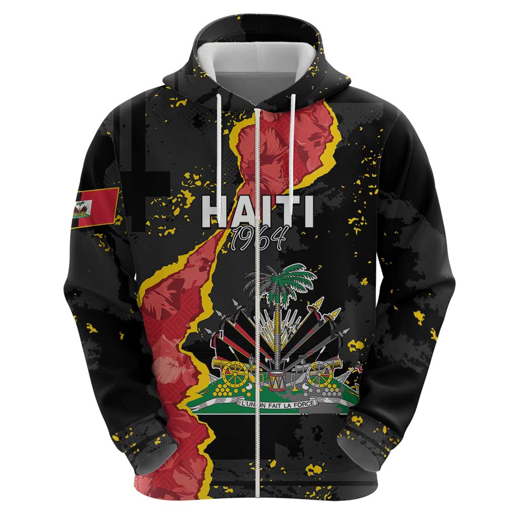 Personalised Haiti 1964 Hoodie Coat Of Arms Unique Style LT05
