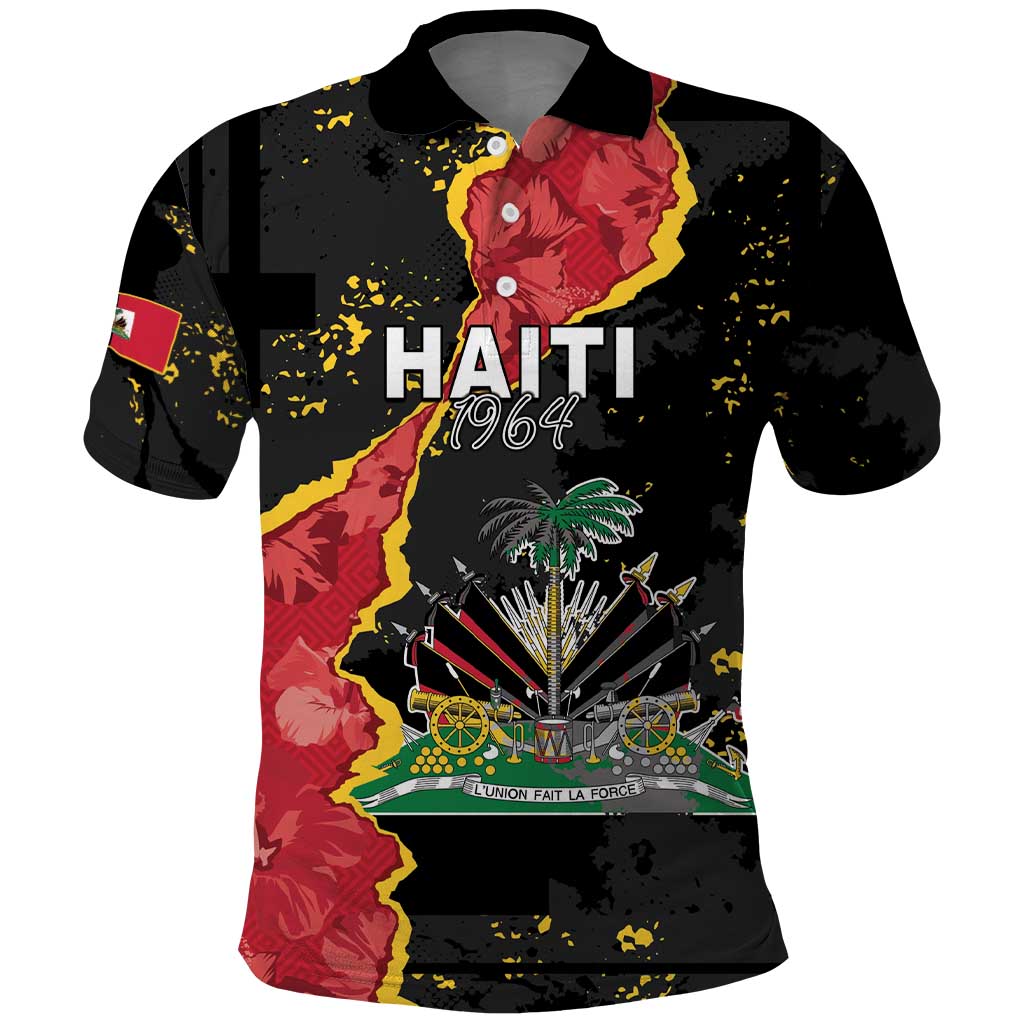 Personalised Haiti 1964 Polo Shirt Coat Of Arms Unique Style LT05