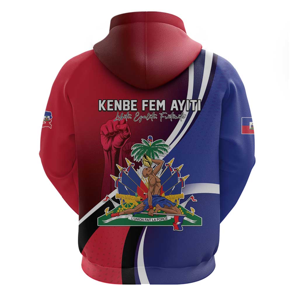 Haiti Strong Hoodie Kenbe Fem Ayiti LT05